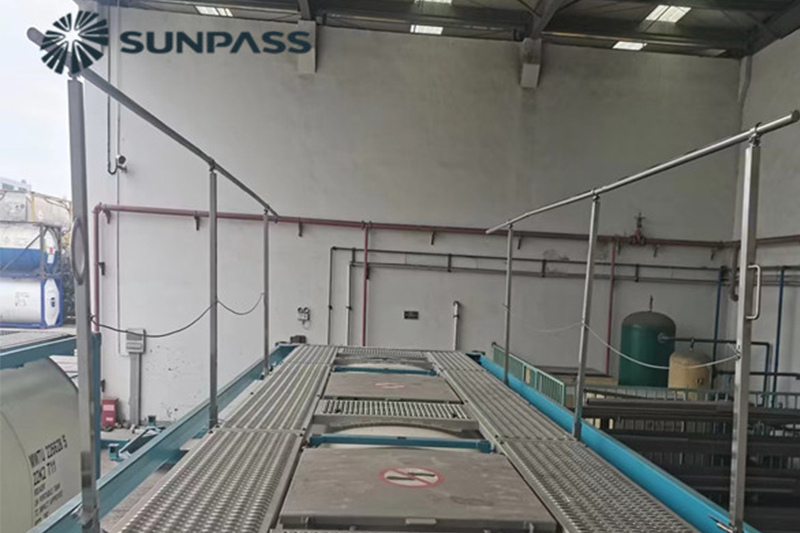 ISO Tankı için Katlanabilir Korkuluk